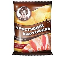 «Хрустящий картофель», чипсы со вкусом бекона, 160 г