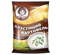 «Хрустящий картофель», чипсы со вкусом сметаны и лука, 160 г