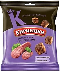 «Кириешки», сухарики со вкусом салями, 40 г